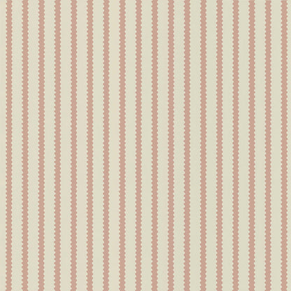 Stitched Stripe, Burnt Rose - 29-48
