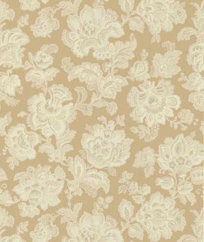 Stor Ros (“Big Rose”) is a classic late-19th-century wallpaper design featuring large, expressive flowers with soft, rounded shapes arranged in a dense, flowing pattern. 