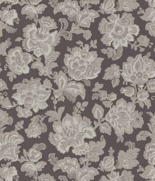 Stor Ros (“Big Rose”) is a classic late-19th-century wallpaper design featuring large, expressive flowers with soft, rounded shapes arranged in a dense, flowing pattern