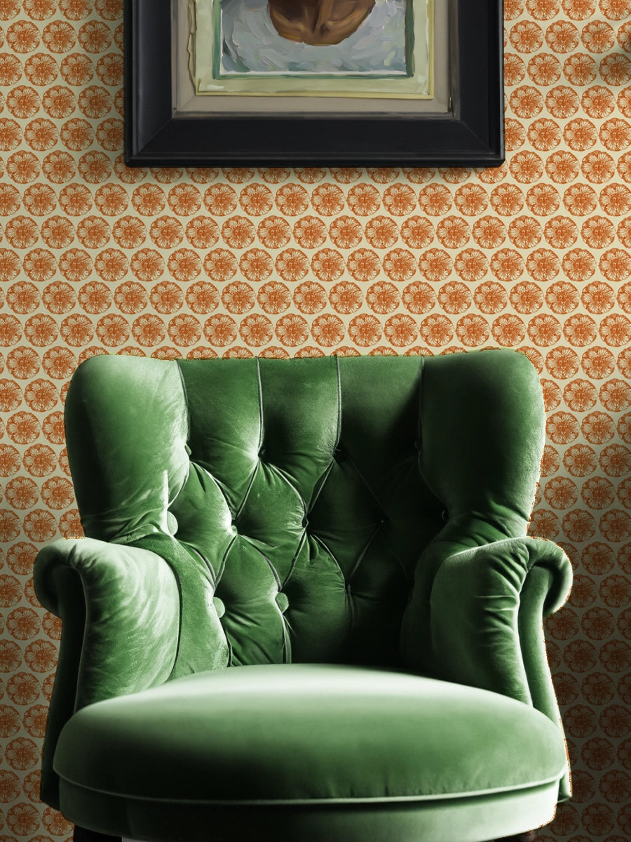 Wild Flower is Studio Lisa Bengtsson’s first small-scale patterned wallpaper
