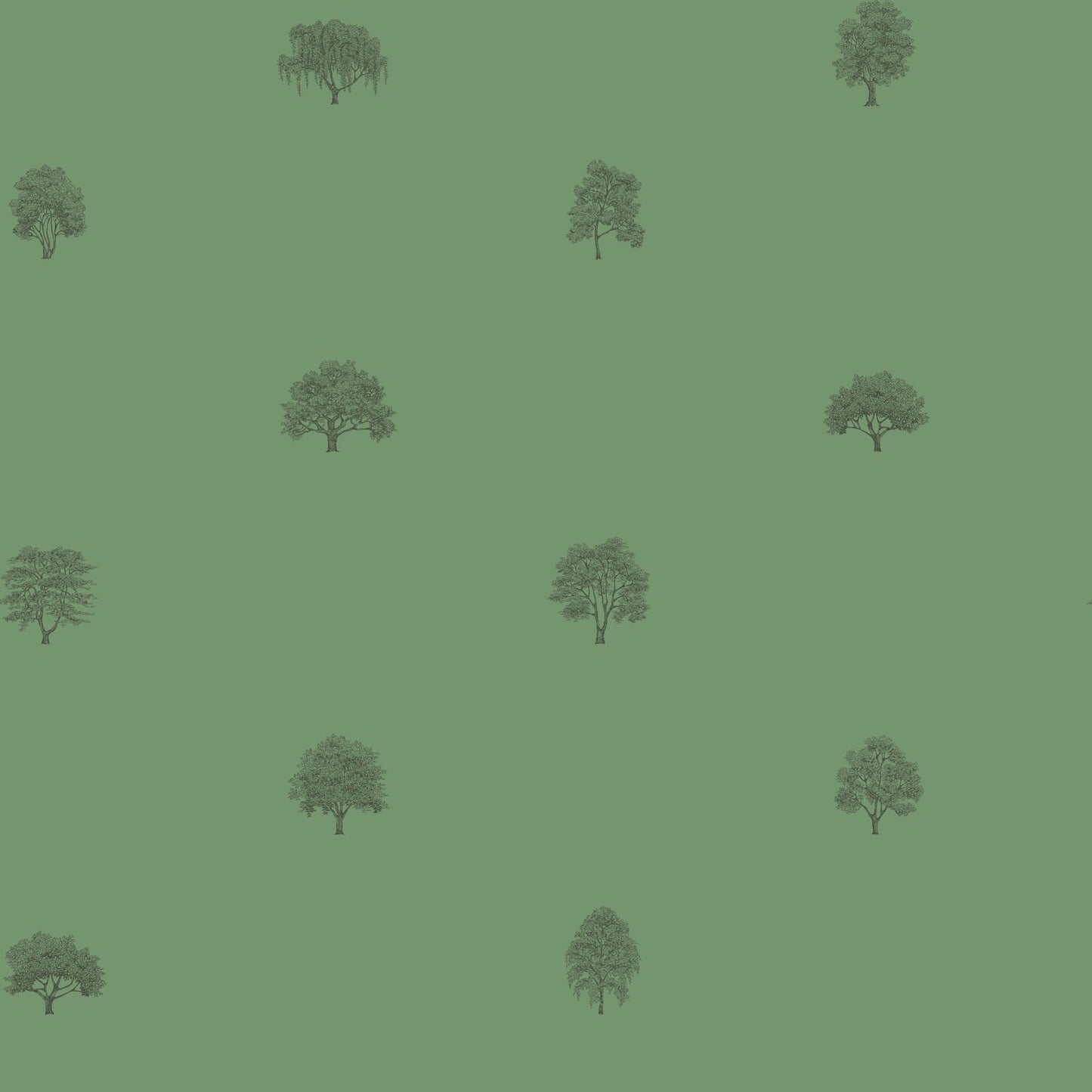 Arboretet Dark Green 227-68