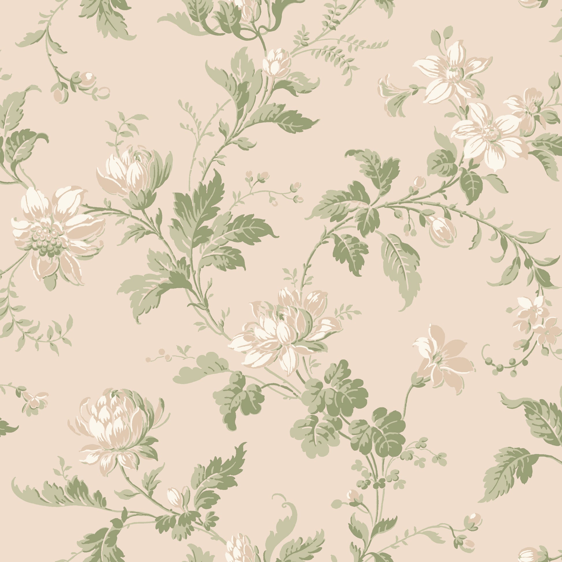 Inspired by the intricate patterns and masterful compositions of 19th century interior styling, our Blomslinga wallpaper is a beautiful testament to the artistry and exquisiteness of Mother Nature at her finest. 