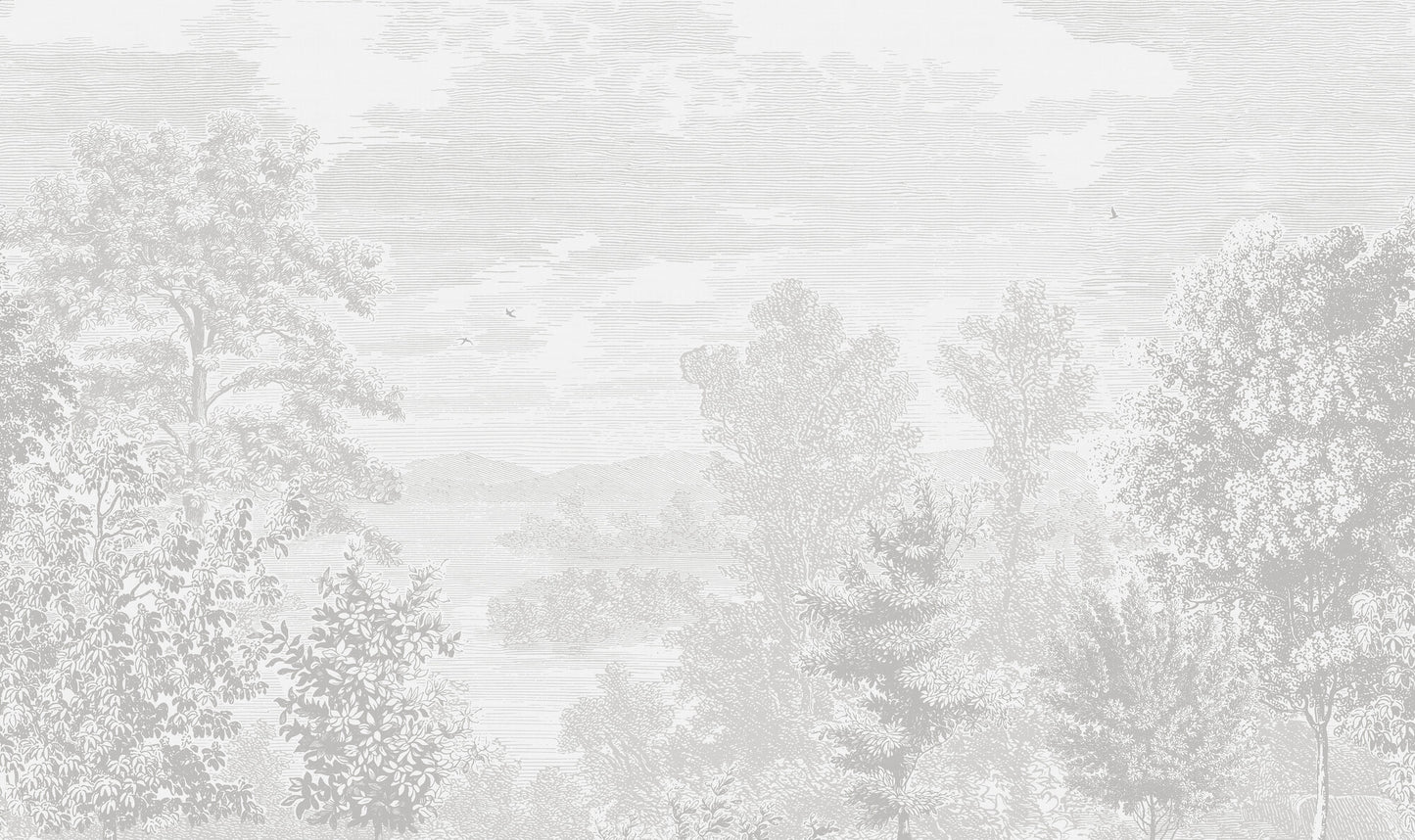 Etched Landscape - 9475W Mural