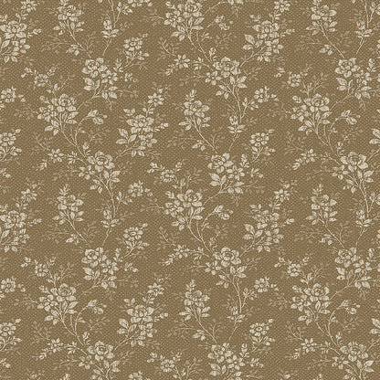 Hip Rose wallpaper is brimming with vintage elegance. Inspired by a traditional floral design of dainty wild rose blooms found in our archives