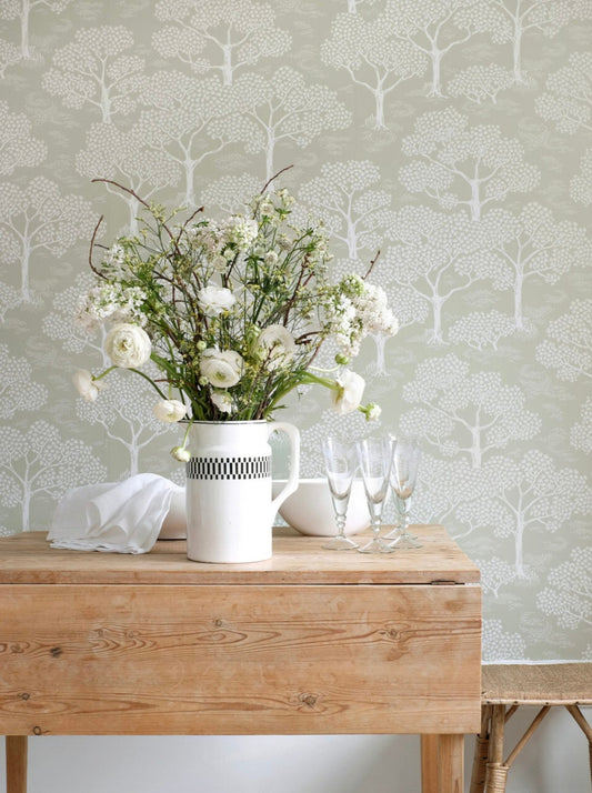 Woodland Notes Sage Green - 1568U