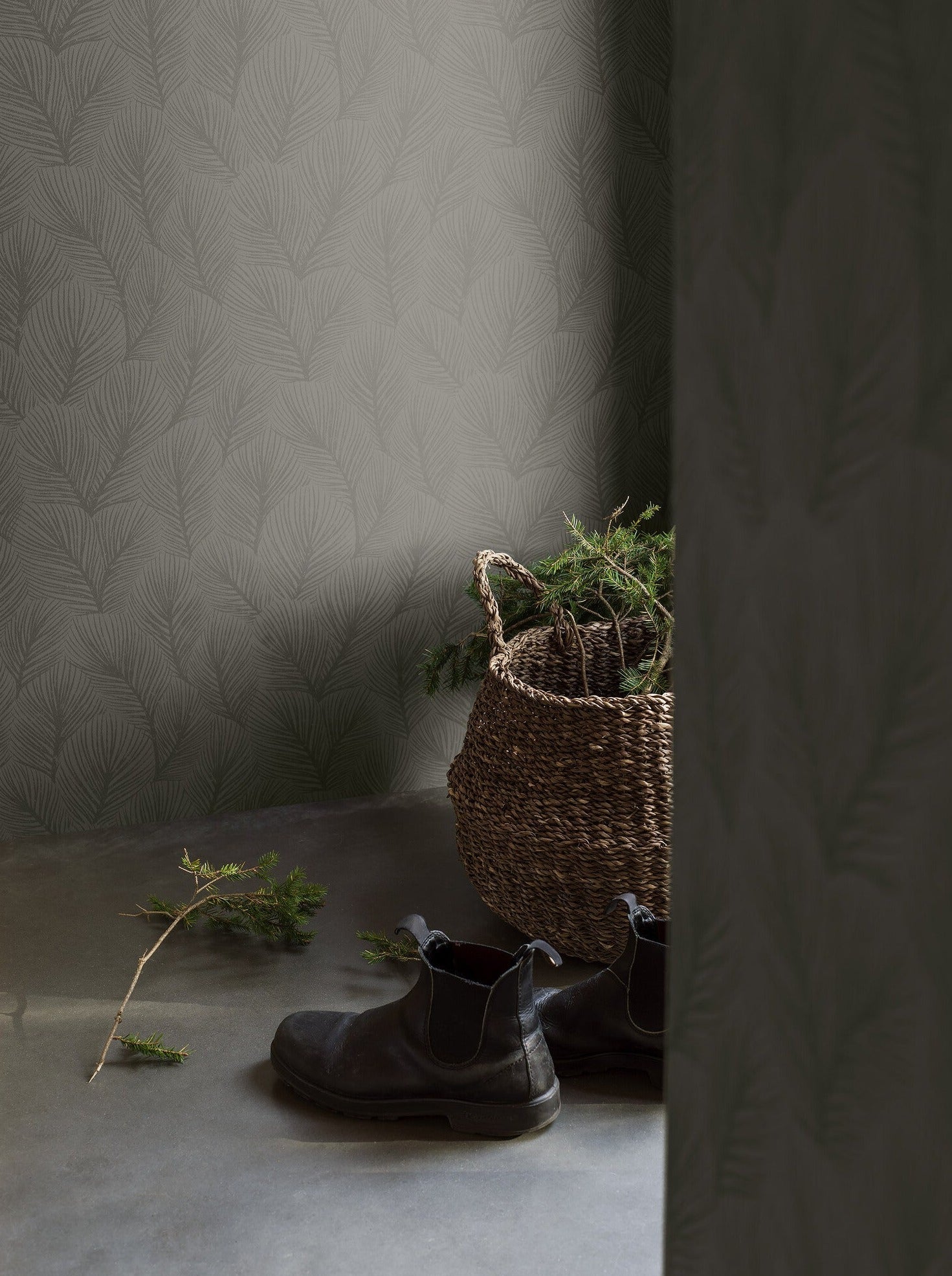 Pine Tree wallpaper oozes calm and harmonious vibes.