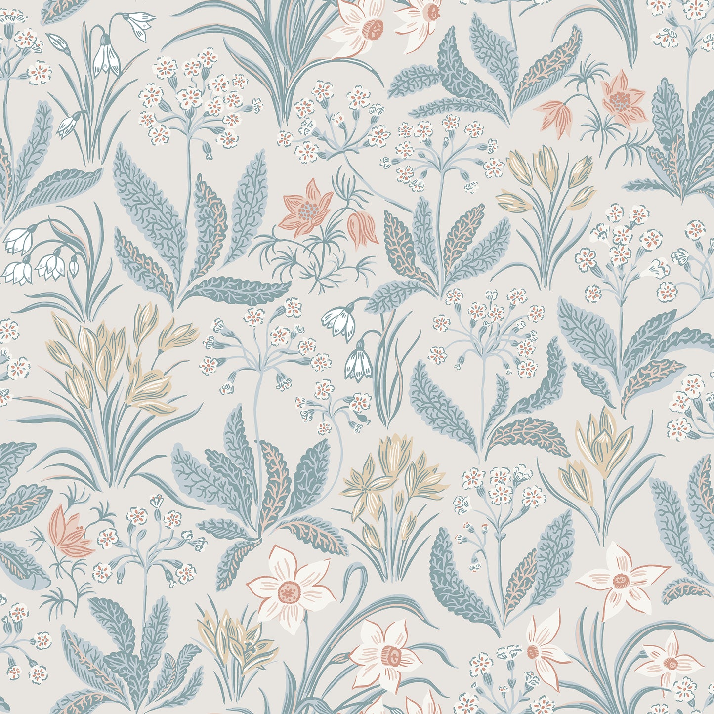 Huset i Solen Folklore Blue - S10159