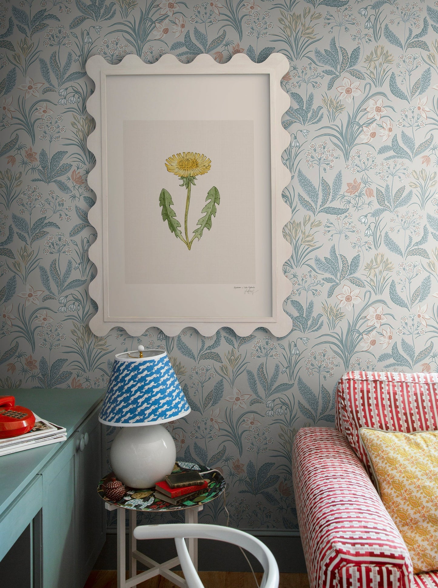 Huset i Solen Folklore Blue - S10159