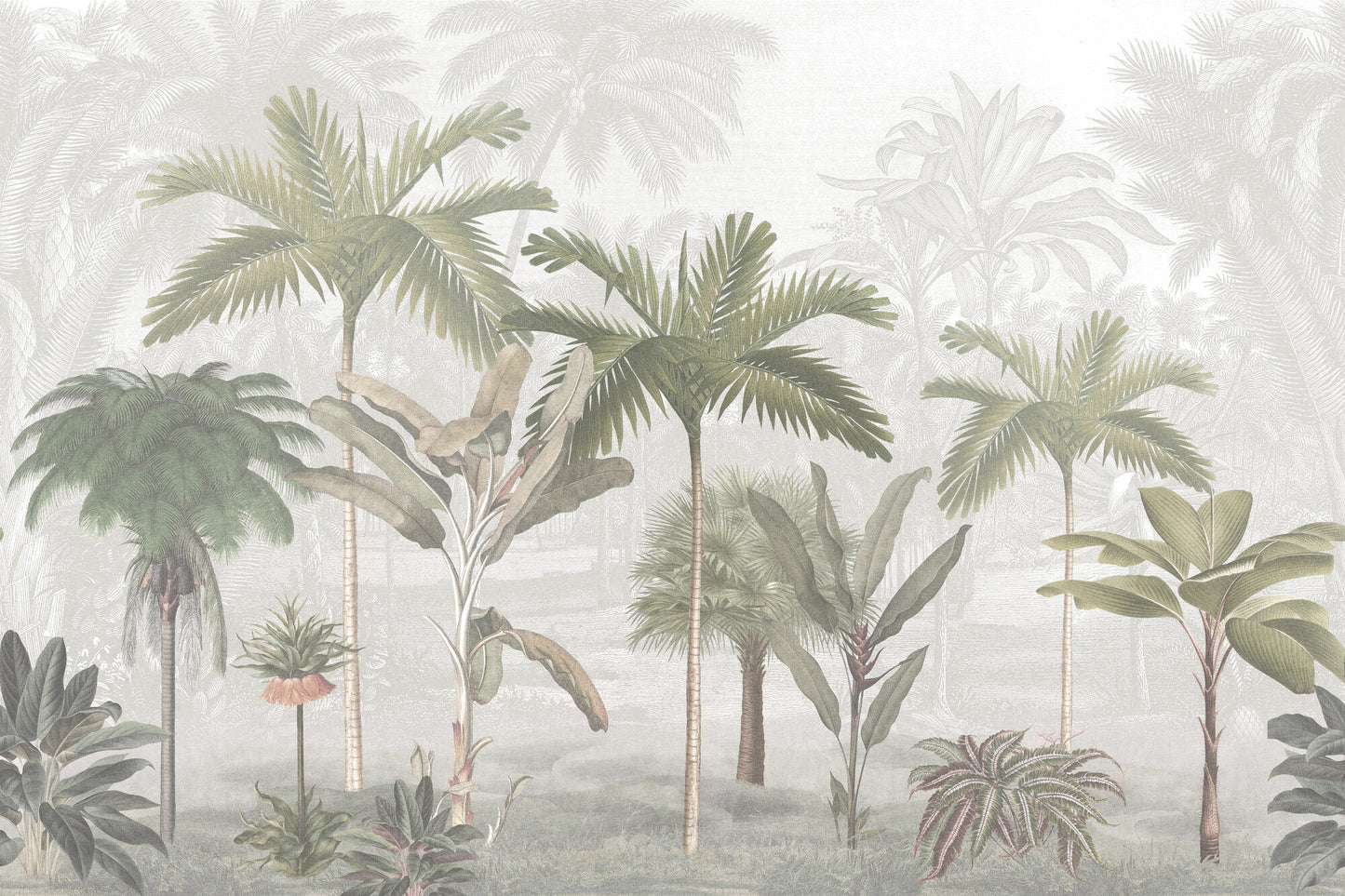 Vintage Palms - 9454W Mural