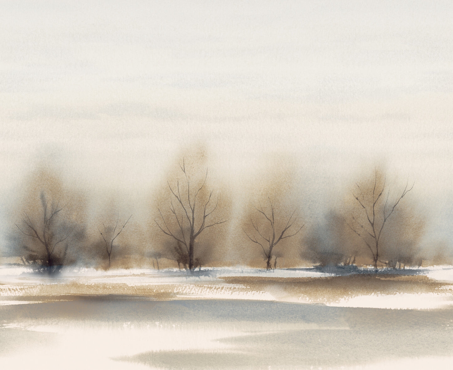 Watercolor Landscape - 9481W Mural