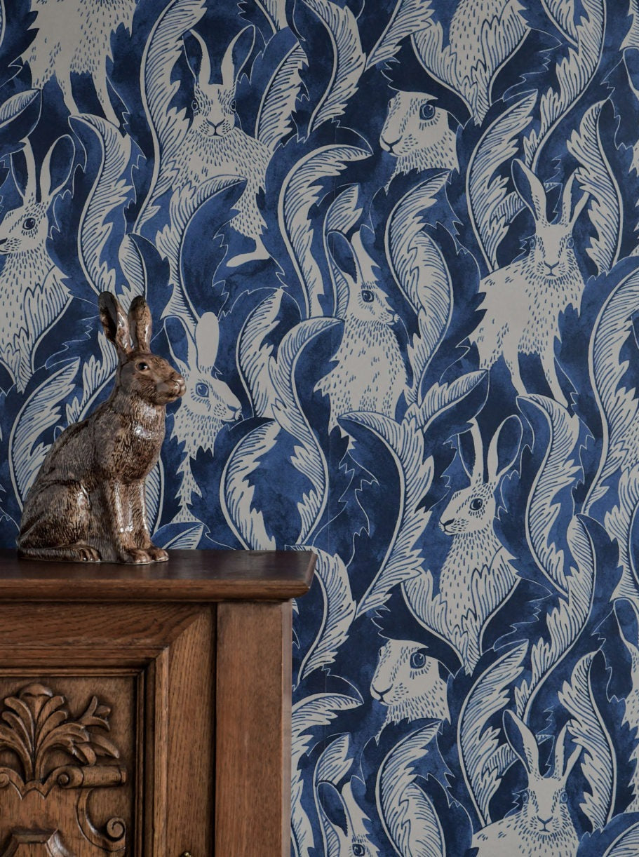 Hares In Hiding Dark Denim - 03-84