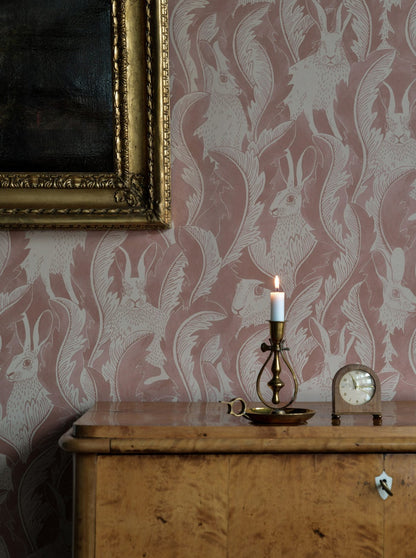 Hares In Hiding Dusty Pink - 03-58